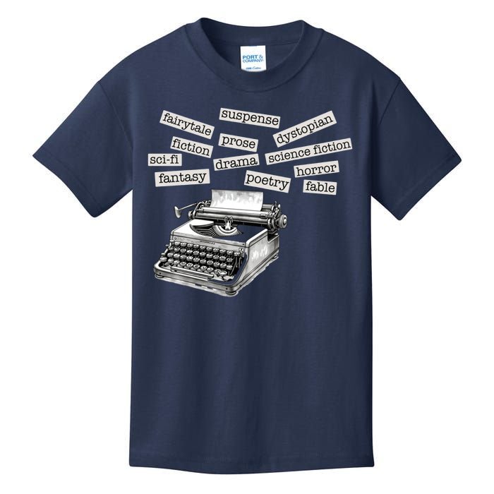 Literature Poetry Lover Gift Kids T-Shirt