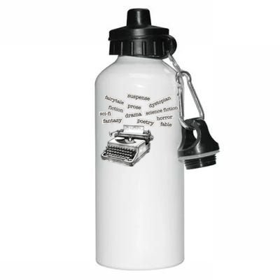 Literature Poetry Lover Gift Aluminum Water Bottle 