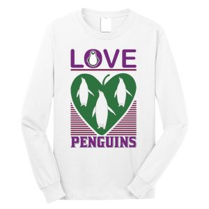 Love Penguins Long Sleeve Shirt