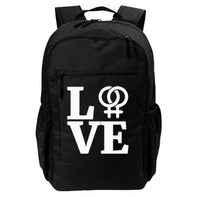 Lesbian Pride Love Gay Lesbian Symbol Daily Commute Backpack