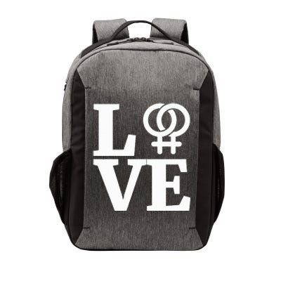 Lesbian Pride Love Gay Lesbian Symbol Vector Backpack