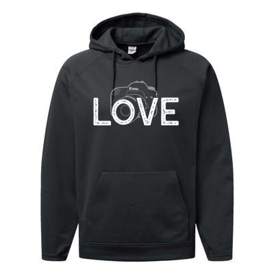 Love Photography Performance Fleece Hoodie