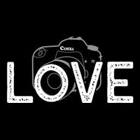 Love Photography Drawstring Bag