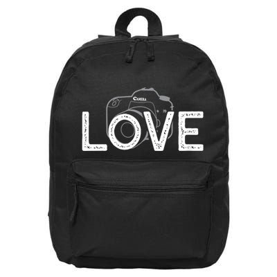 Love Photography 16 in Basic Backpack