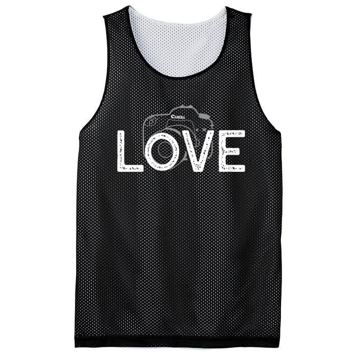 Love Photography Mesh Reversible Basketball Jersey Tank