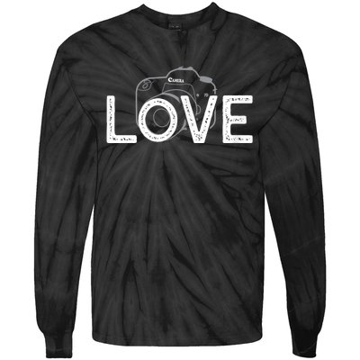 Love Photography Tie-Dye Long Sleeve Shirt