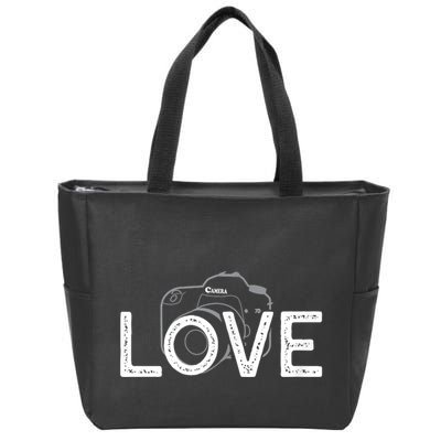 Love Photography Zip Tote Bag