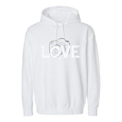 Love Photography Garment-Dyed Fleece Hoodie