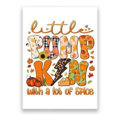 Little Pumpkin Lot Of Spice Funny Halloween Poster