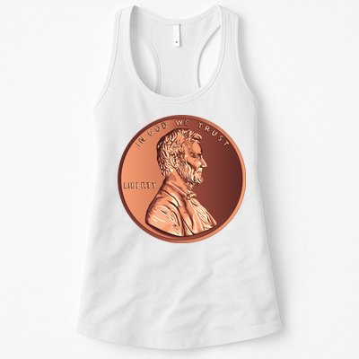 Lincoln Penny Womens Tank Top