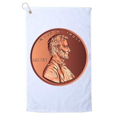 Lincoln Penny Golf Towel
