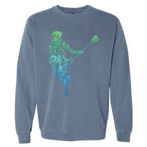 Lacrosse Player Garment-Dyed Sweatshirt