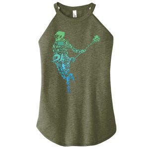 Lacrosse Player Women's Perfect Tri Rocker Tank