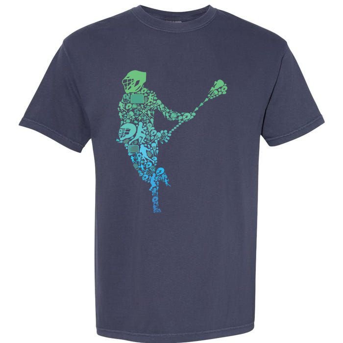 Lacrosse Player Garment-Dyed Heavyweight T-Shirt