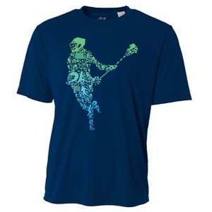 Lacrosse Player Cooling Performance Crew T-Shirt