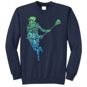 Lacrosse Player Sweatshirt