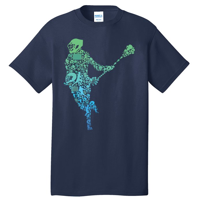 Lacrosse Player Tall T-Shirt