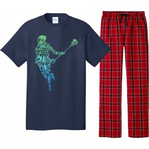 Lacrosse Player Pajama Set