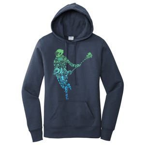 Lacrosse Player Women's Pullover Hoodie