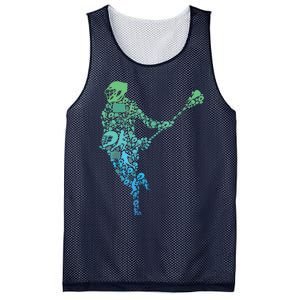 Lacrosse Player Mesh Reversible Basketball Jersey Tank