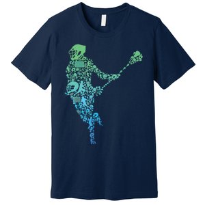 Lacrosse Player Premium T-Shirt