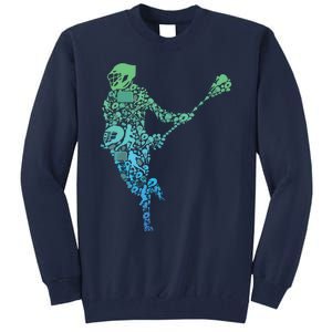 Lacrosse Player Tall Sweatshirt