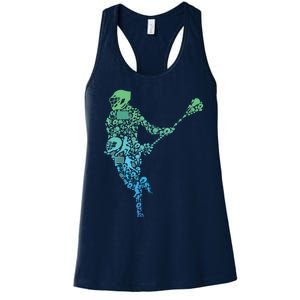 Lacrosse Player Women's Racerback Tank