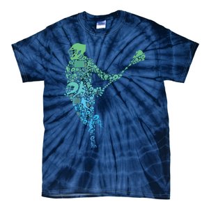 Lacrosse Player Tie-Dye T-Shirt