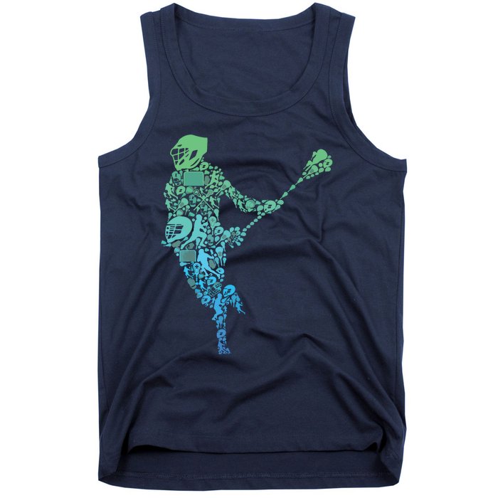 Lacrosse Player Tank Top