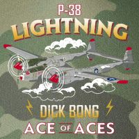 Lockheed P38 Lightning Legacy Tie Dye Trucker Hat