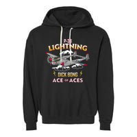Lockheed P38 Lightning Garment-Dyed Fleece Hoodie