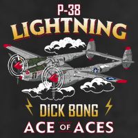 Lockheed P38 Lightning Garment-Dyed Fleece Hoodie