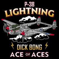 Lockheed P38 Lightning Drawstring Bag