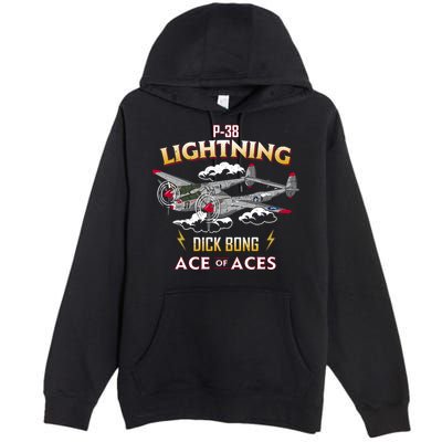 Lockheed P38 Lightning Premium Pullover Hoodie