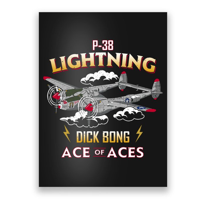 Lockheed P38 Lightning Poster