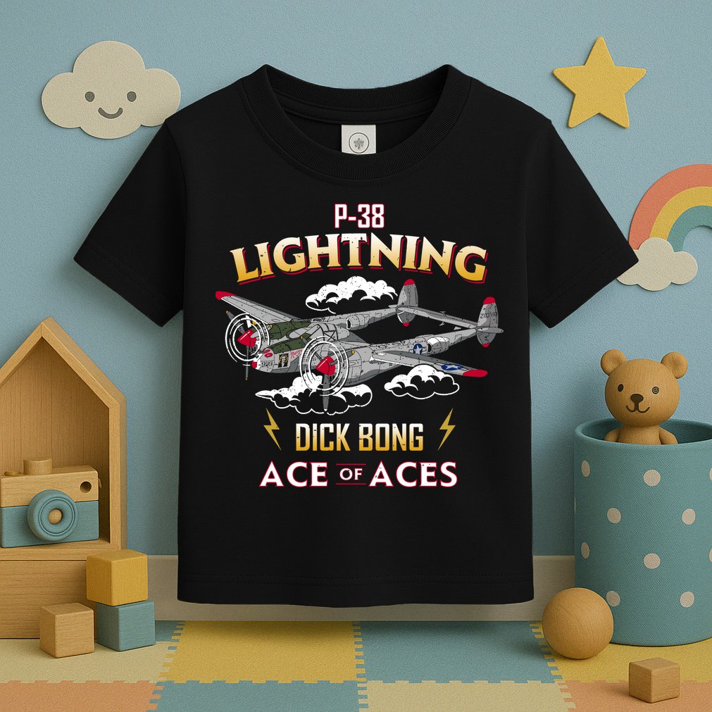 Lockheed P38 Lightning Toddler T-Shirt
