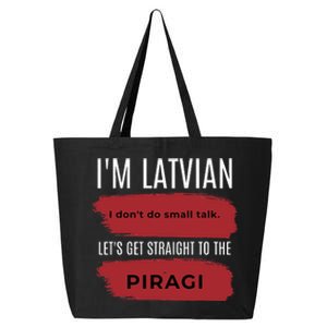 Latvian Pride Latvia Souvenir Piragi Latvian Favorite Food 25L Jumbo Tote