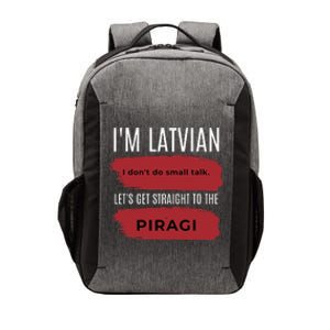 Latvian Pride Latvia Souvenir Piragi Latvian Favorite Food Vector Backpack