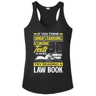 Lawyer Prosecutor Law Student Funny Gift Ladies PosiCharge Competitor Racerback Tank