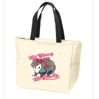 Leopard Possum Lil Classy Lil Trashy Possum Sarcastic Zip Tote Bag