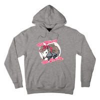 Leopard Possum Lil Classy Lil Trashy Possum Sarcastic Tall Hoodie