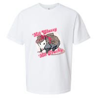 Leopard Possum Lil Classy Lil Trashy Possum Sarcastic Sueded Cloud Jersey T-Shirt