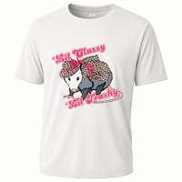 Leopard Possum Lil Classy Lil Trashy Possum Sarcastic Performance Shirt