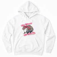 Leopard Possum Lil Classy Lil Trashy Possum Sarcastic Hoodie