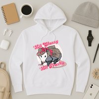 Leopard Possum Lil Classy Lil Trashy Possum Sarcastic Hoodie