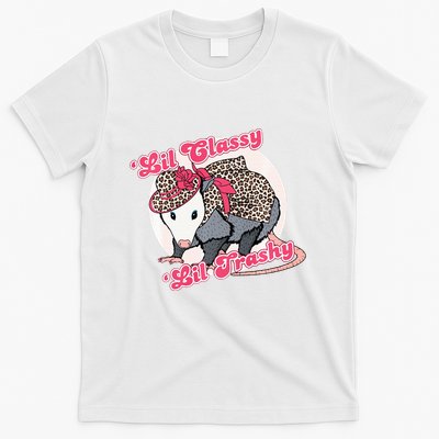 Leopard Possum Lil Classy Lil Trashy Possum Sarcastic T-Shirt