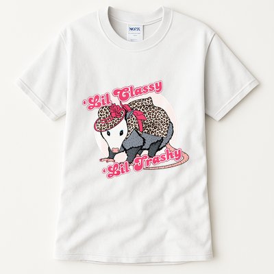 Leopard Possum Lil Classy Lil Trashy Possum Sarcastic Tall T-Shirt
