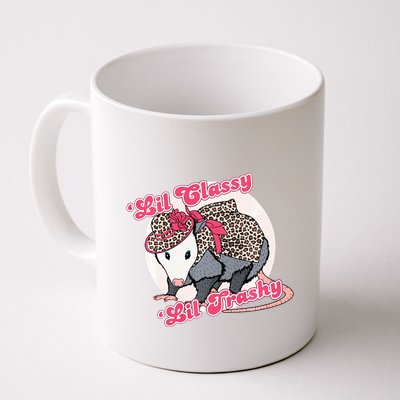 Leopard Possum Lil Classy Lil Trashy Possum Sarcastic Mug