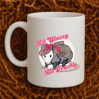 Leopard Possum Lil Classy Lil Trashy Possum Sarcastic Mug