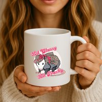 Leopard Possum Lil Classy Lil Trashy Possum Sarcastic Mug